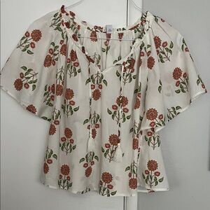 Floral Print Women's Top